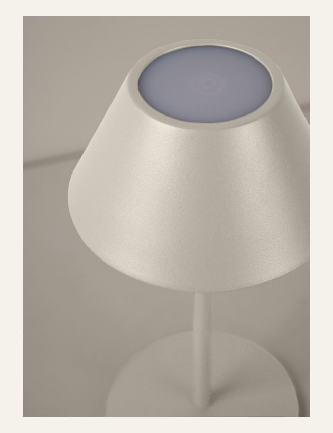 Led laualamp hele beige - 4
