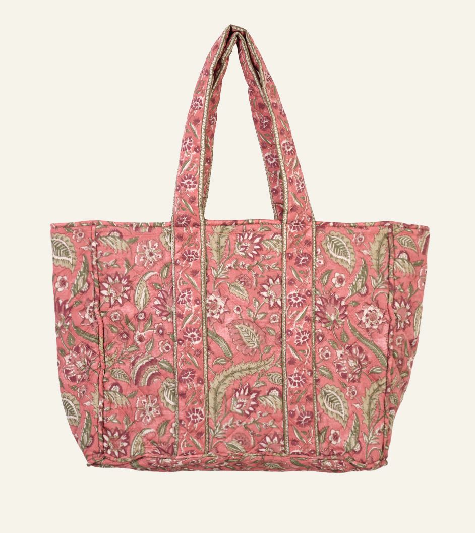 Väike tote kott mitmevärviline/roosa - 30x40 cm mitmevärviline/roosa - 1