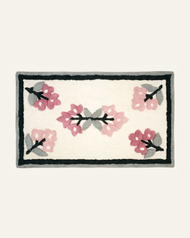 Vannitoamatt mitmevärviline/roosa - 55x90 cm mitmevärviline/roosa - 1