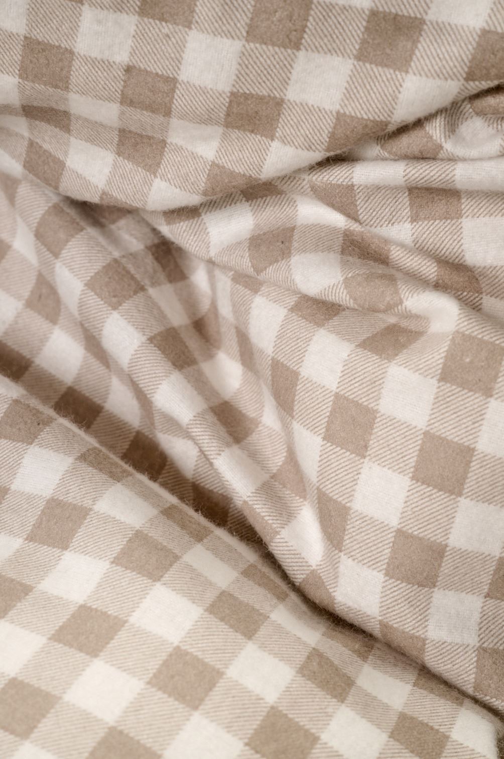 Flanell voodipesukomplekt sand - 3
