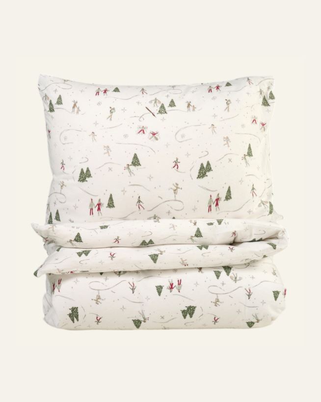 Flanell voodipesukomplekt mitmevärviline - 150x210 cm mitmevärviline - 1
