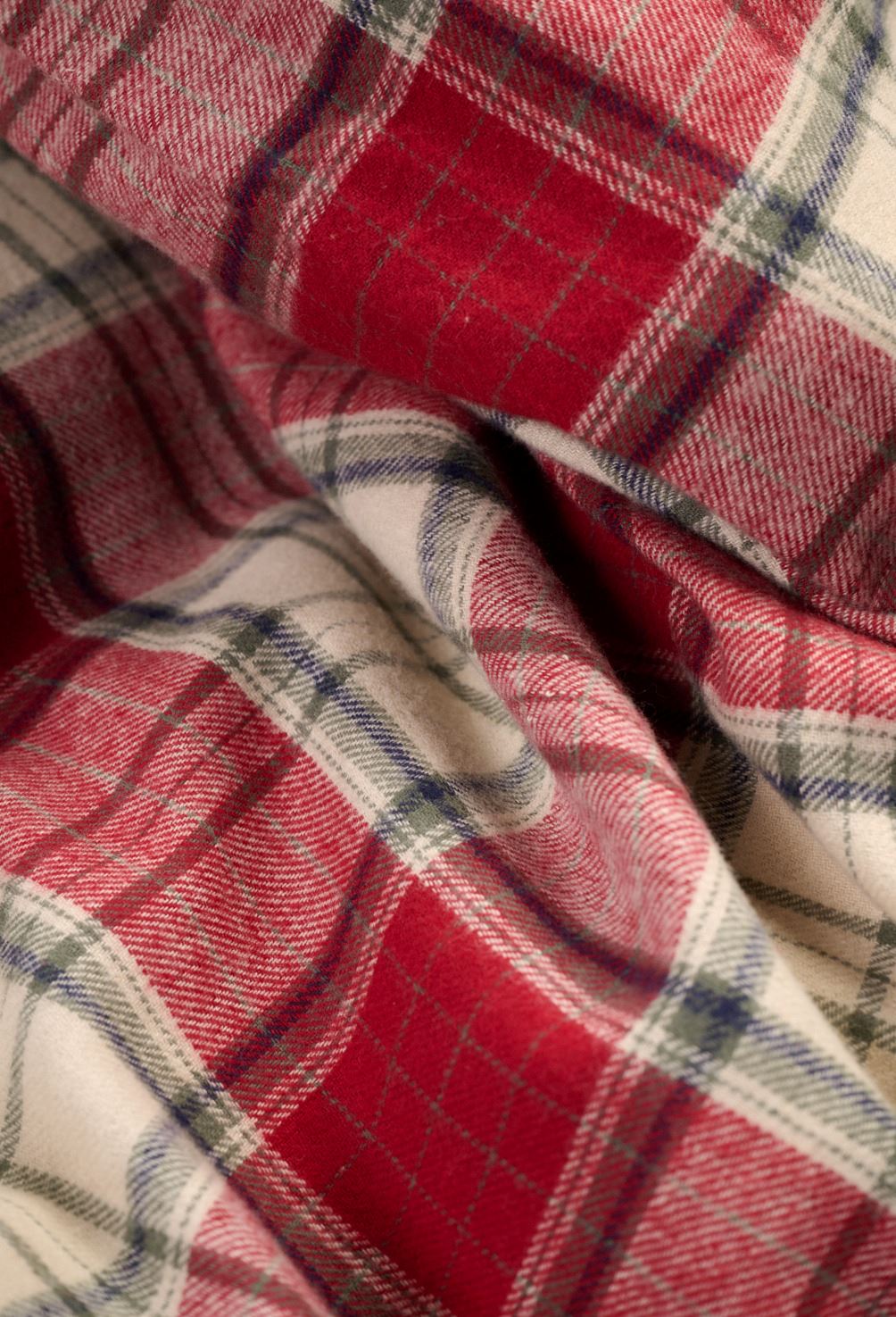 Voodipesukomplekt lõimvärvitud flanell mitmevärviline/punane - 5