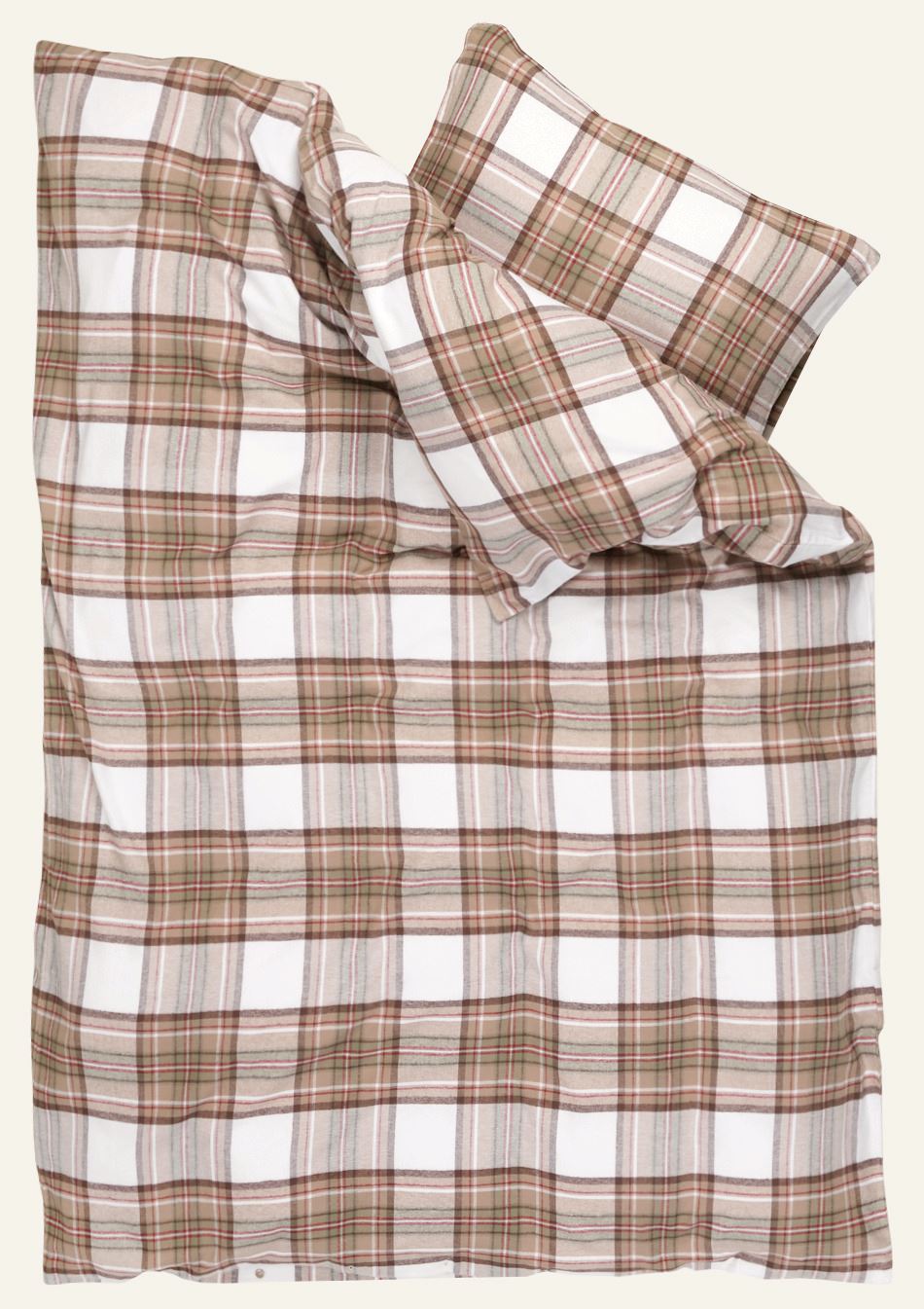 Voodipesukomplekt lõimvärvitud flanell mitmevärviline - 3