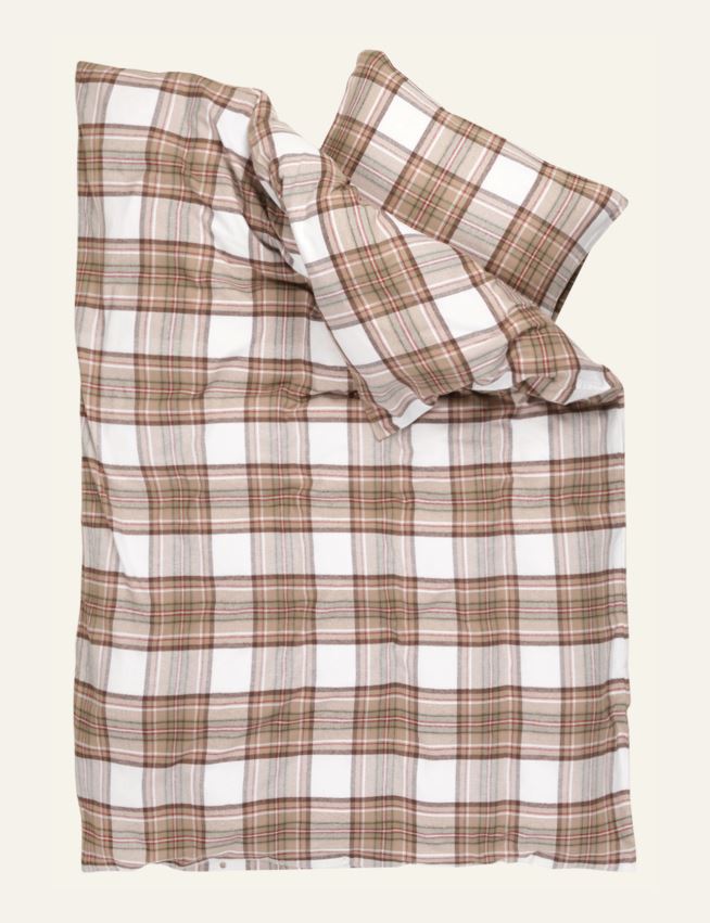Voodipesukomplekt lõimvärvitud flanell mitmevärviline - 3