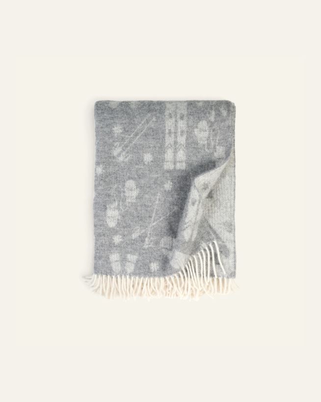Villapleed helehall - 130x170 cm helehall - 1