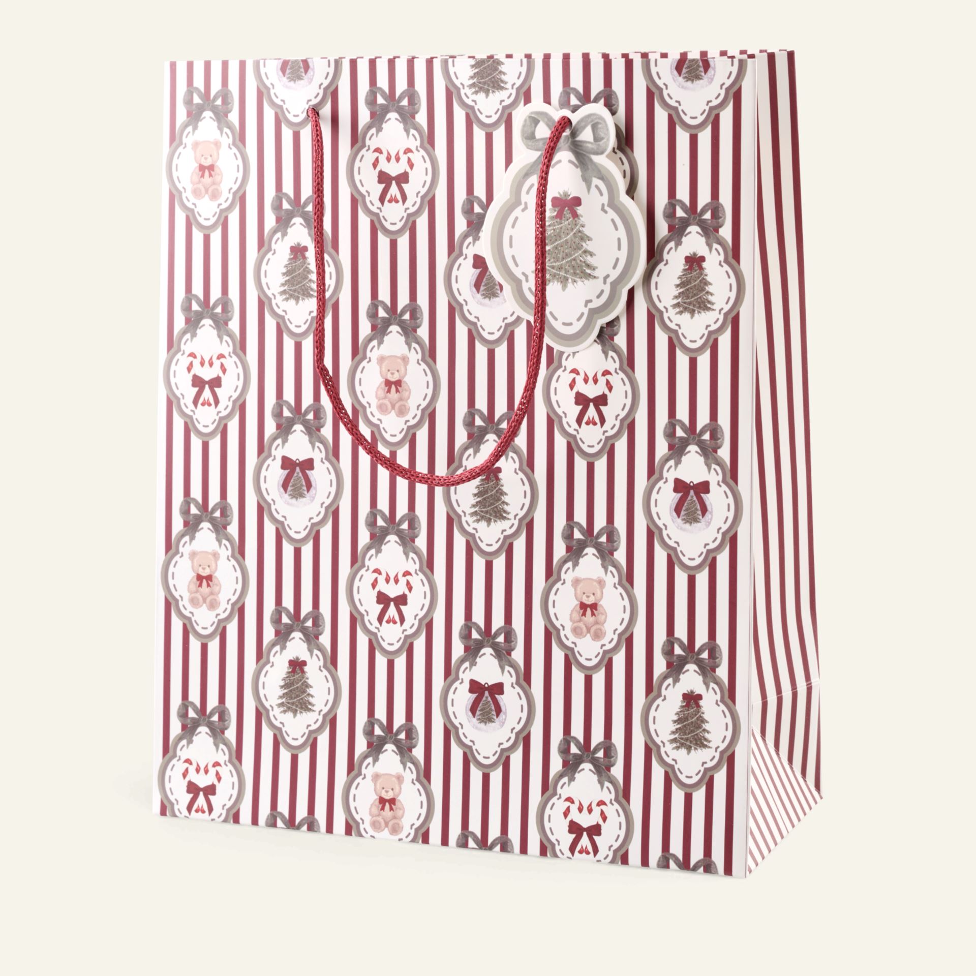 Kinkekott mitmevärviline/punane - 24x29x10 cm mitmevärviline/punane - 1