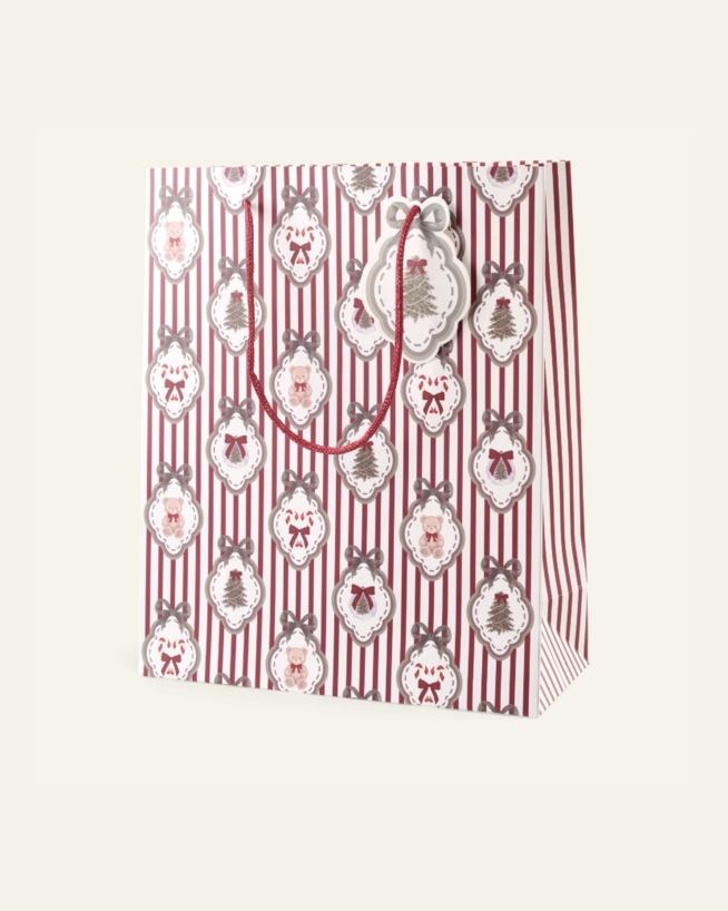 Kinkekott mitmevärviline/punane - 24x29x10 cm mitmevärviline/punane - 1