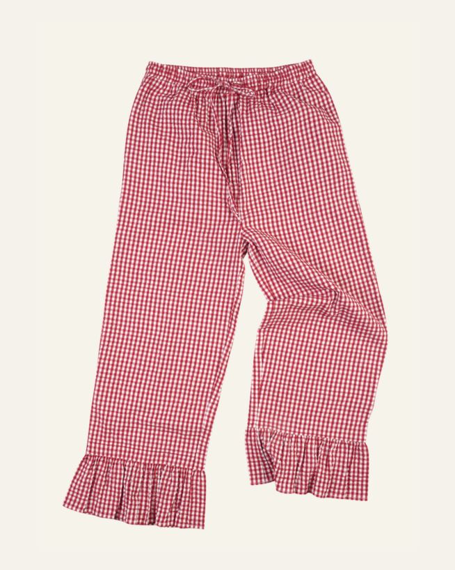 Pidžaama püksid punane - one size punane - 1