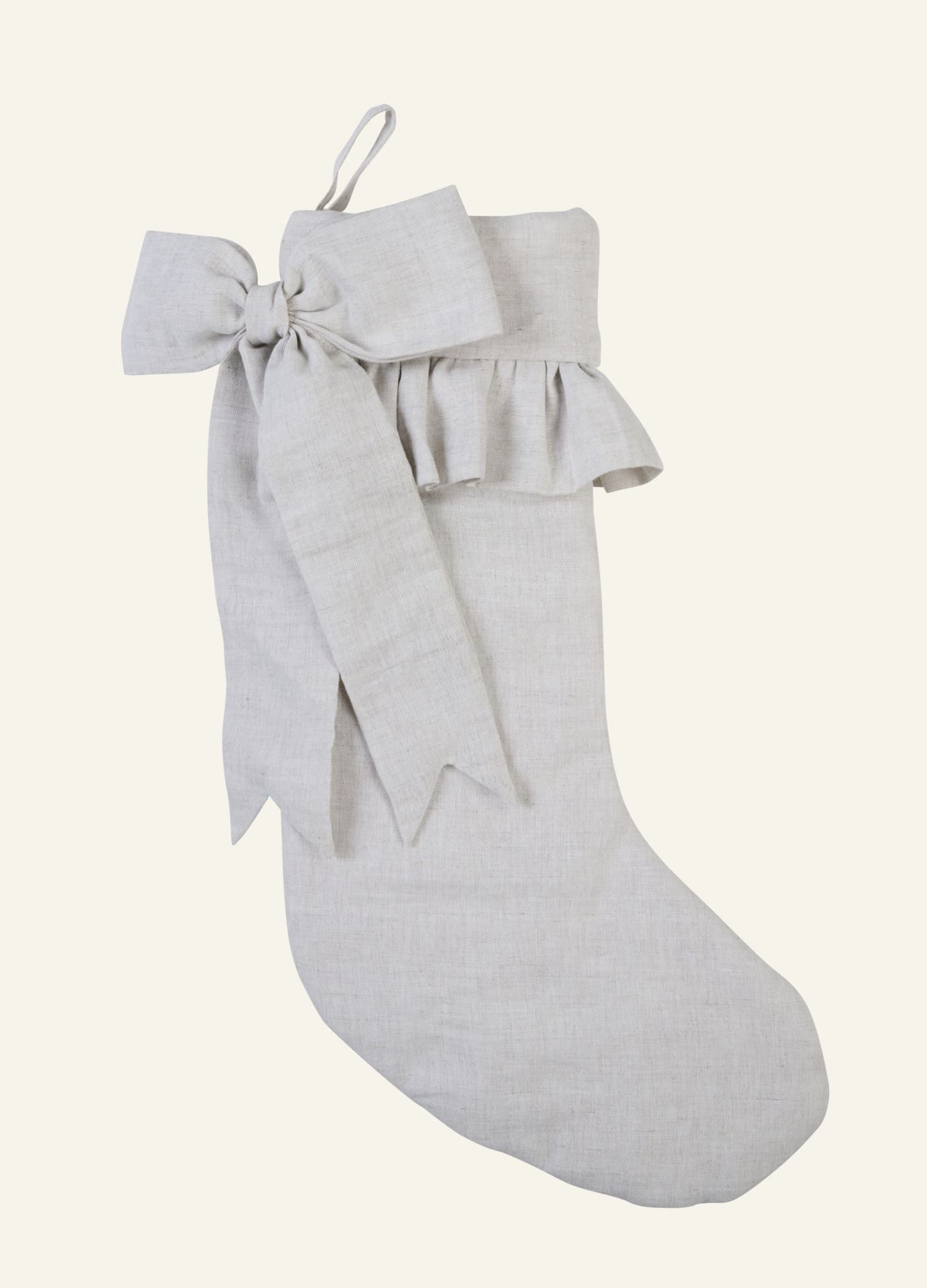 Jõulusokk beež - 55x18 cm beež - 1