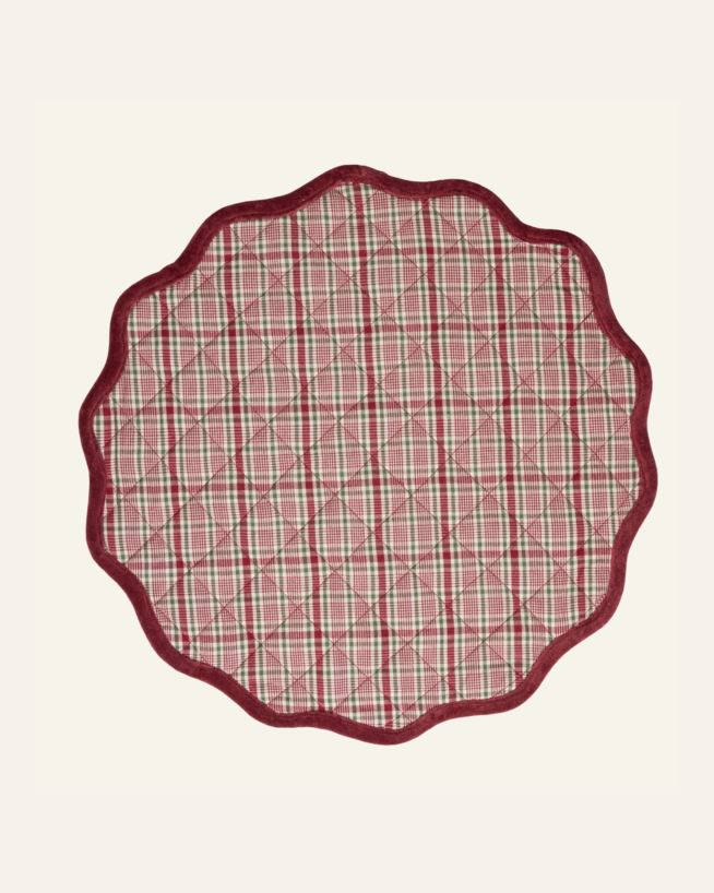 Lauamatt punane - ø40 cm punane - 1