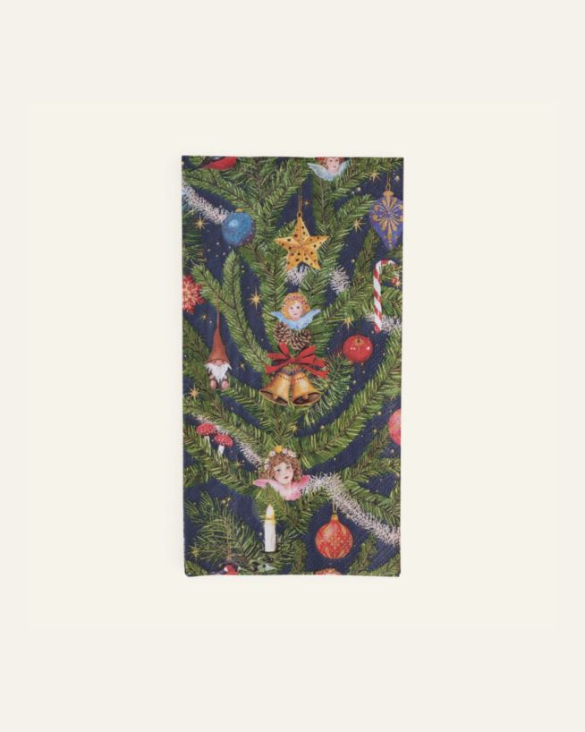 Pabersalvrätik mitmevärviline/sinine - 33x42 cm mitmevärviline/sinine - 1