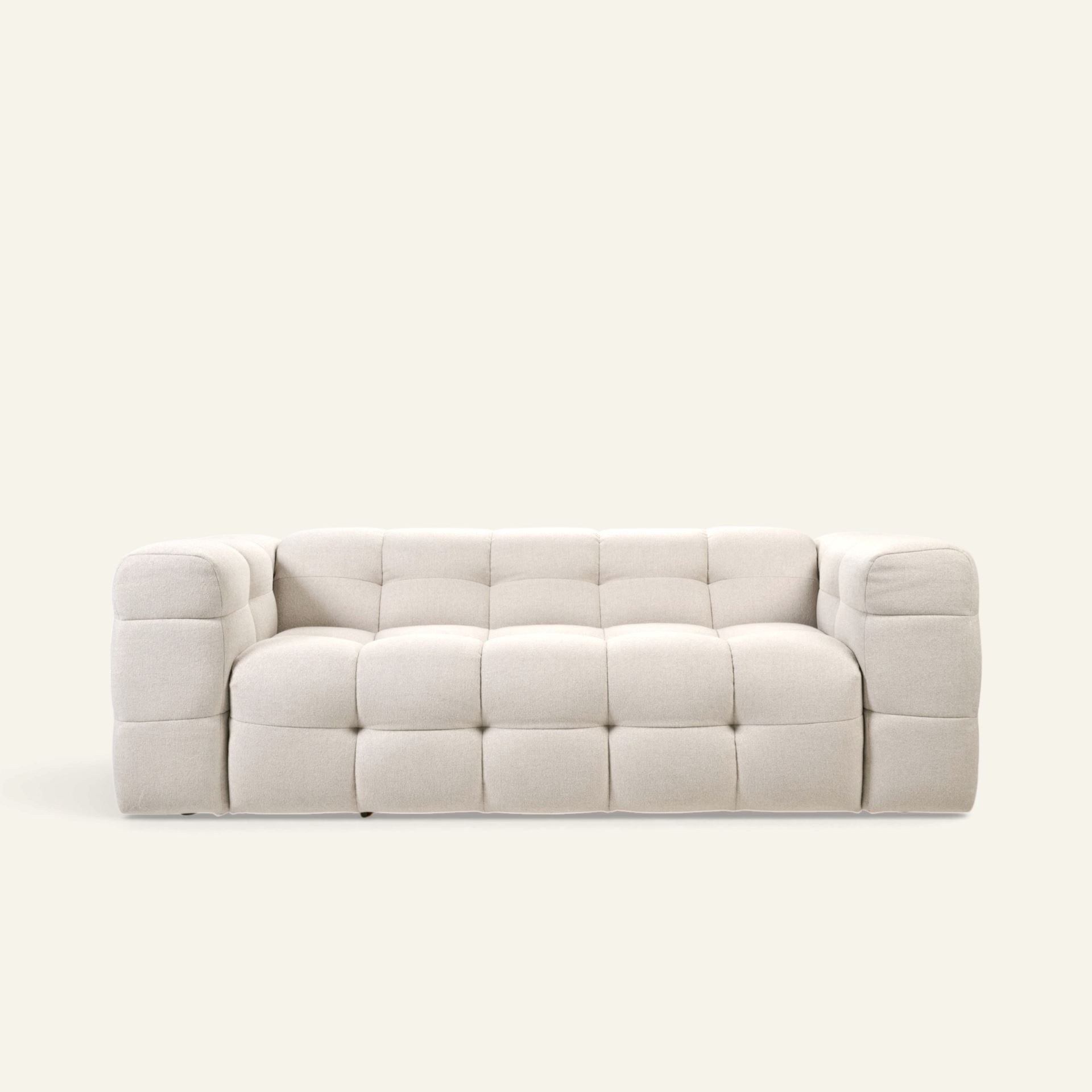 3-kohaline diivan hele beige - 232x98x75 cm hele beige - 1