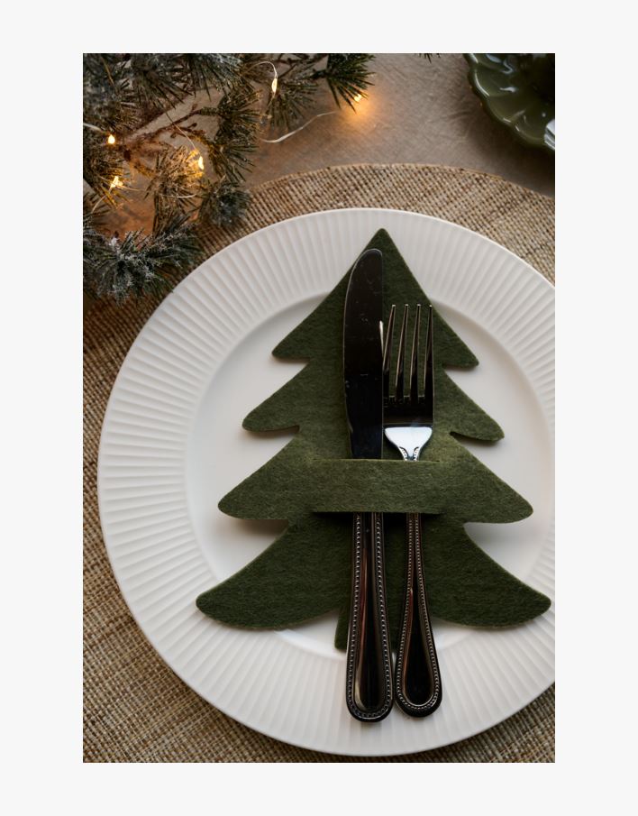 Söögiriistade hoidja roheline - 21 cm roheline - 1