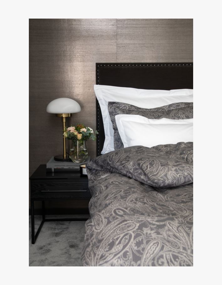 Voodipesukomplekt egiptuse puuvill hall - 230x220 cm hall - 1