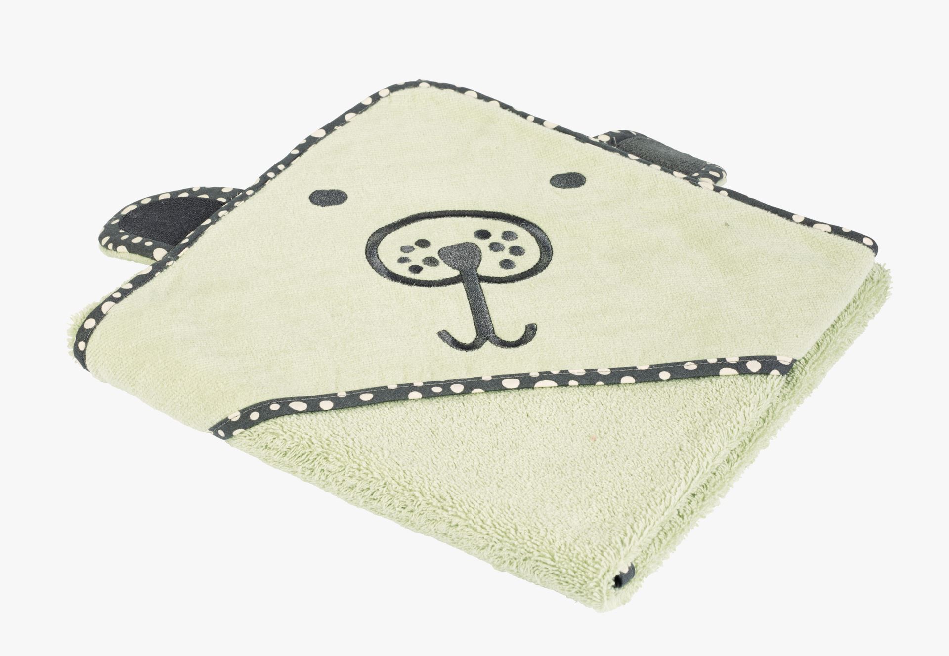 Kapuutsiga rätik roheline - 80x80 cm roheline - 1