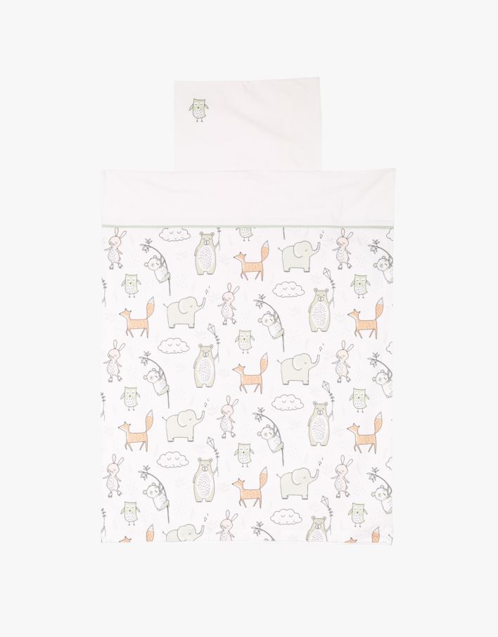 Flanell voodipesukomplekt mitmevärviline - 100x130 cm mitmevärviline - 1