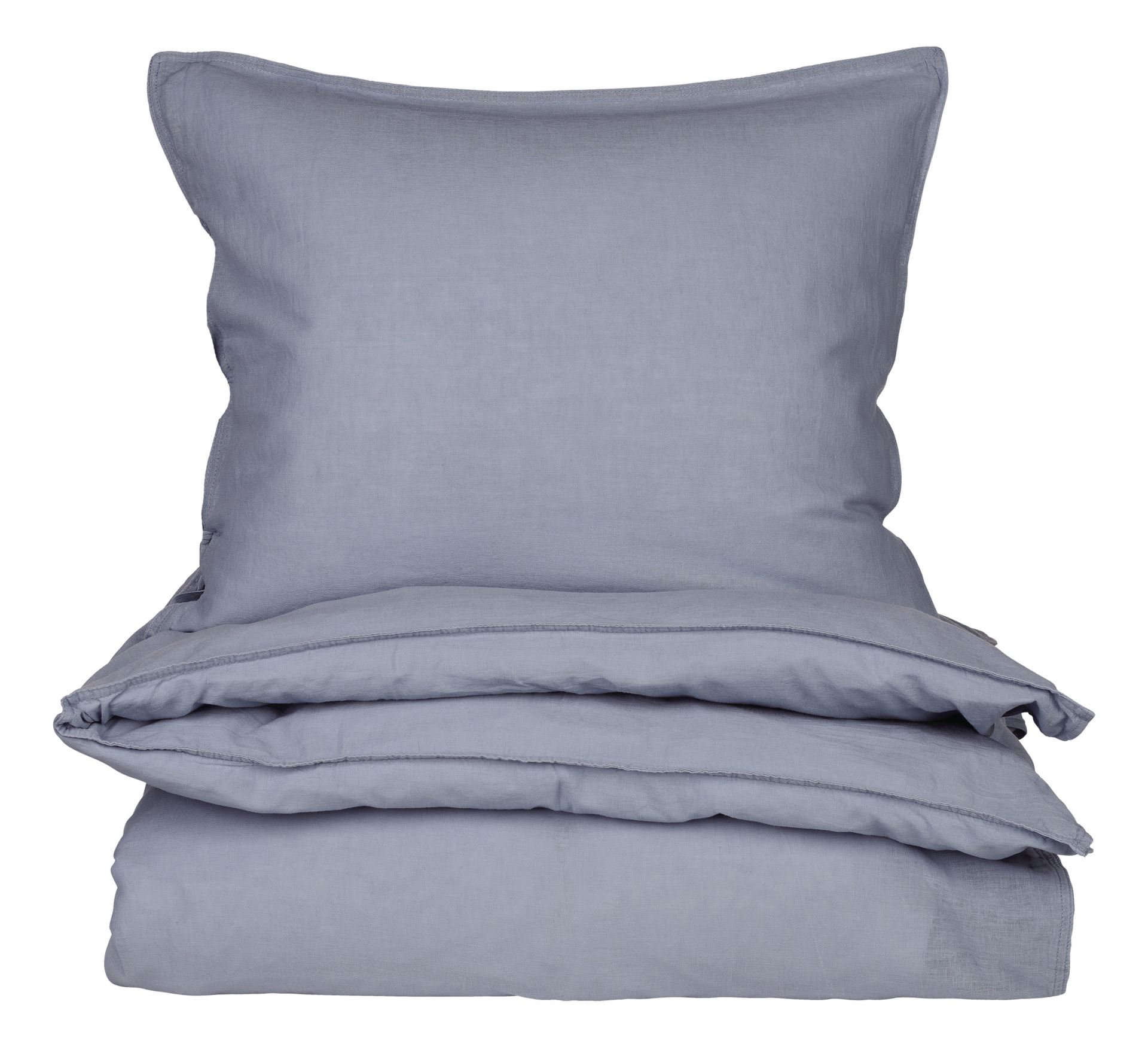 Lina-puuvillasegune voodipesukomplekt teksasinine - 230x220 cm teksasinine - 1