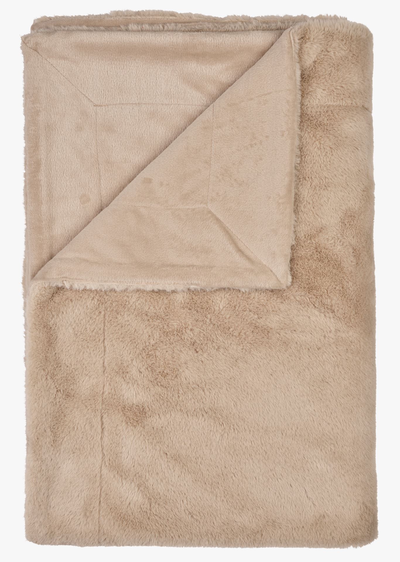 Karusnahast pleed naturaalne toon - 130x170 cm naturaalne toon - 1