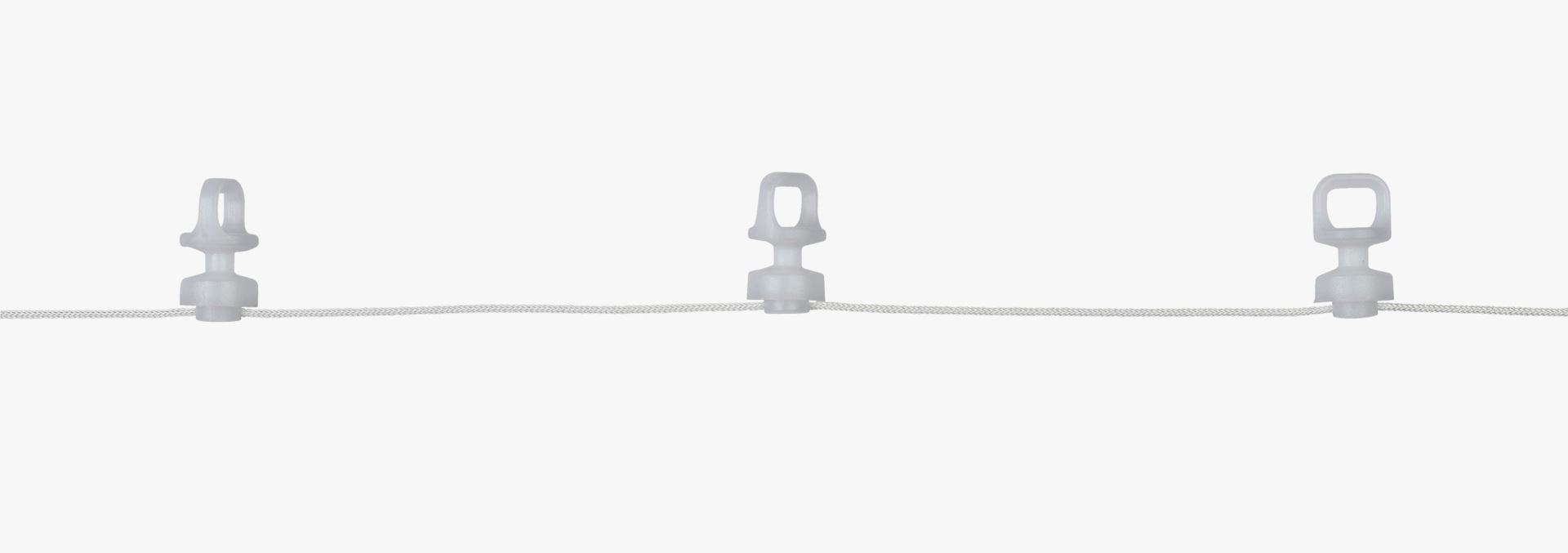 Purilennukid nööril valge - 3,4 m valge - 1