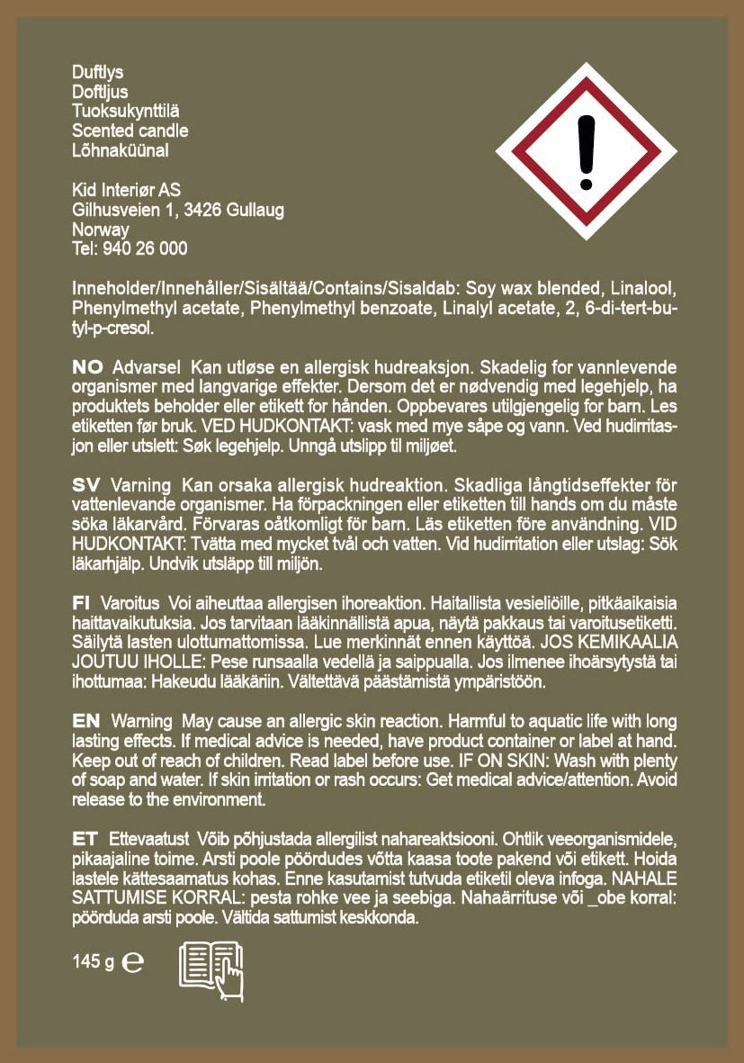 Lõhnaküünal roheline - 2