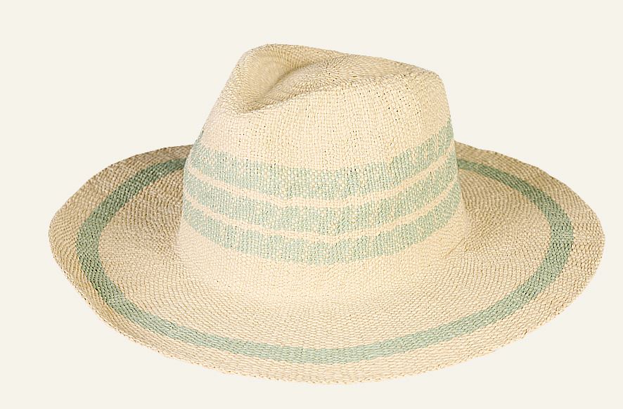 Õlgkübar roheline - 57 cm roheline - 1