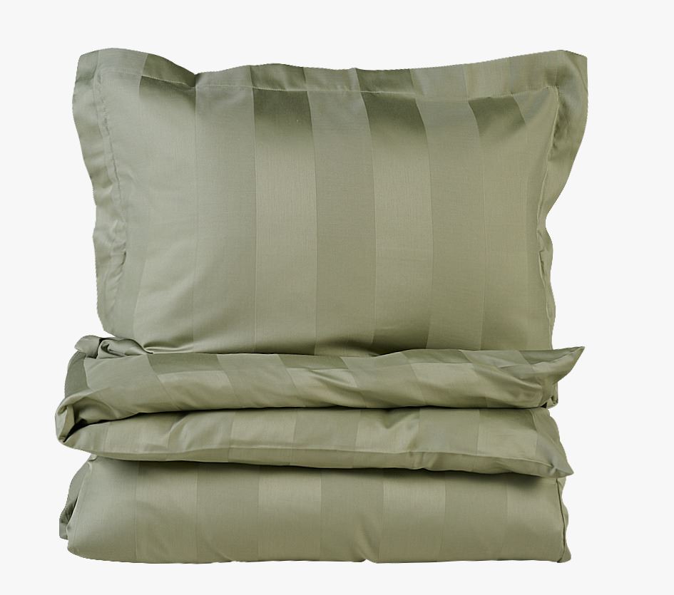 Voodipesukomplekt satiinpuuvillane heleroheline - 150x210 cm heleroheline - 1