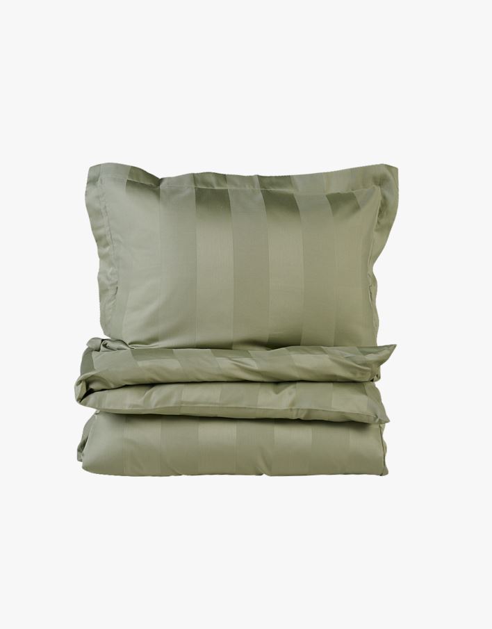 Voodipesukomplekt satiinpuuvillane heleroheline - 150x210 cm heleroheline - 1