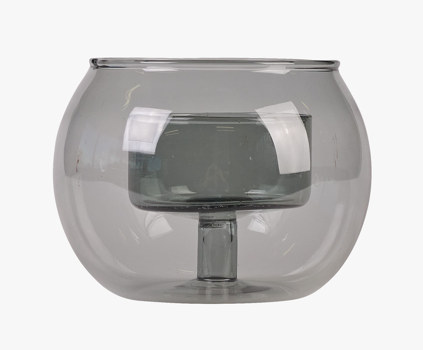 Küünlalatern tumehall - 12x12x10 cm tumehall - 1