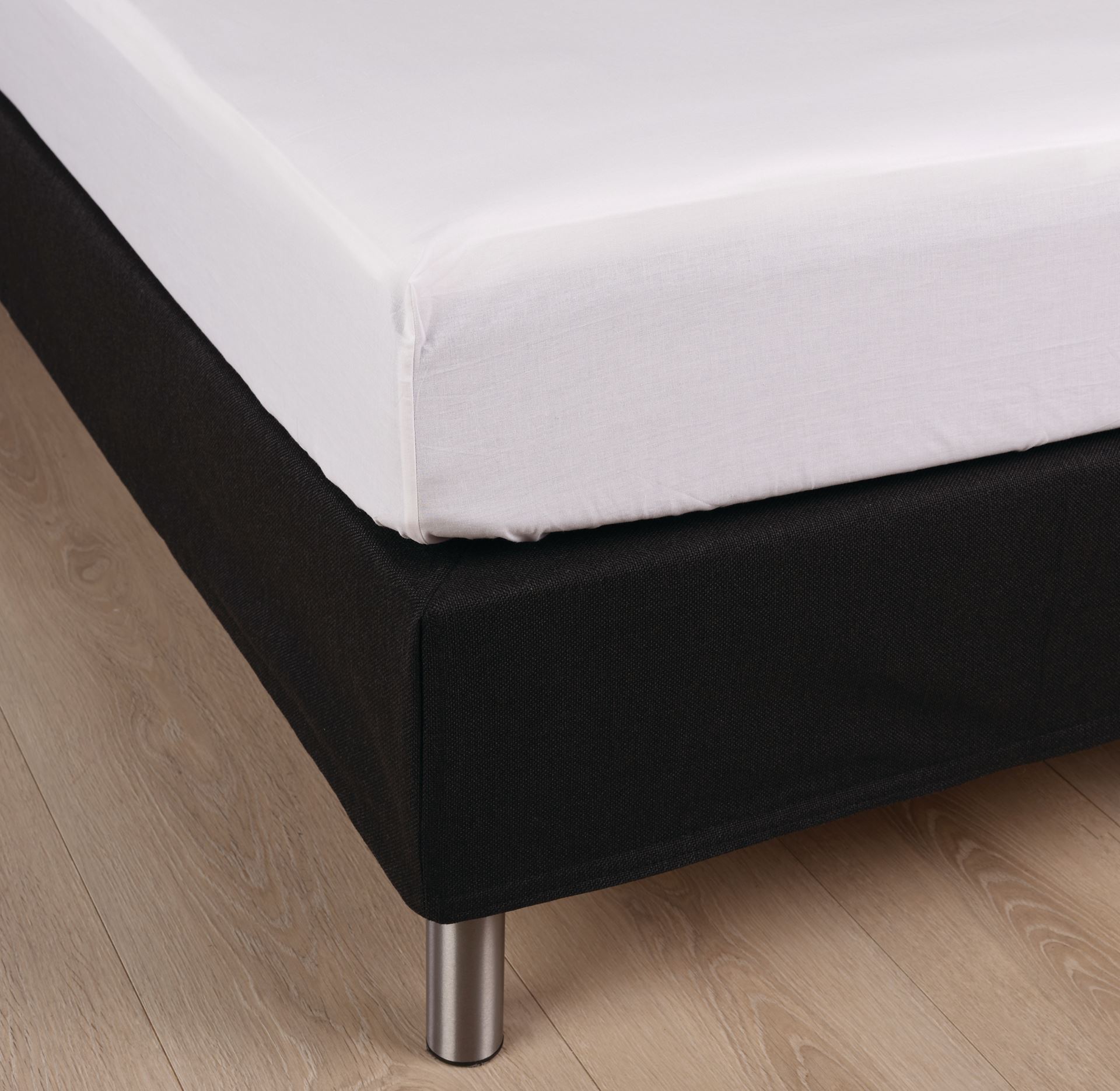 Voodilina kummiga valge - 2