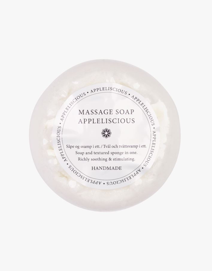 Massaažiseep valge - 8,5x8,5 cm valge - 1