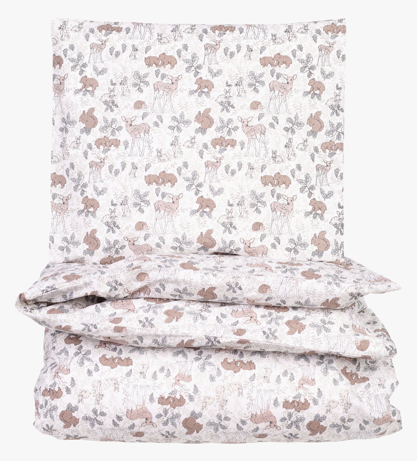 Voodipesukomplekt puuvillane heleroheline - 100x130 cm heleroheline - 1