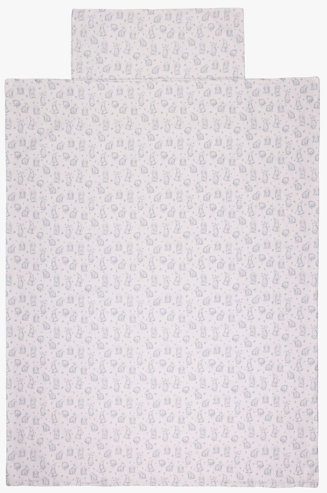 Flanell voodipesukomplekt sinine - 100x130 cm sinine - 1