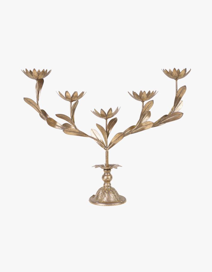 Küünlalatern kuldne - 55x12x42 cm kuldne - 1