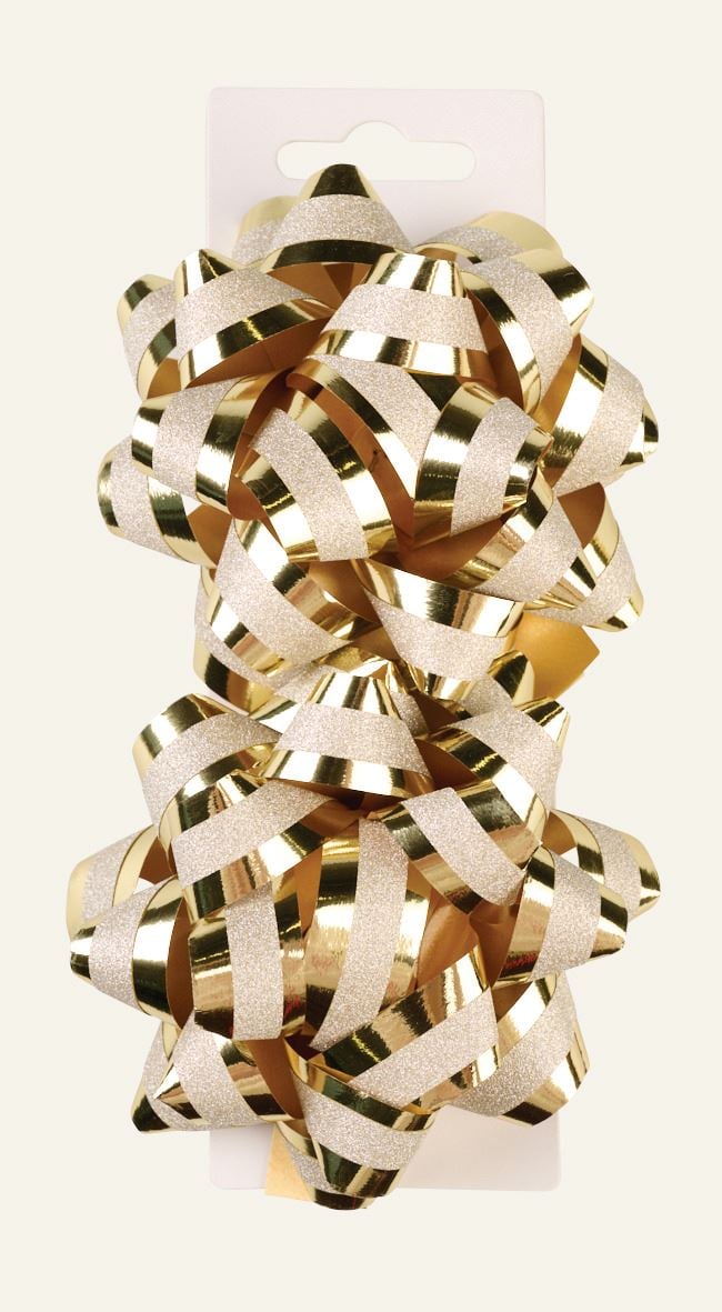 Rosett kuldne - ø10 cm kuldne - 1