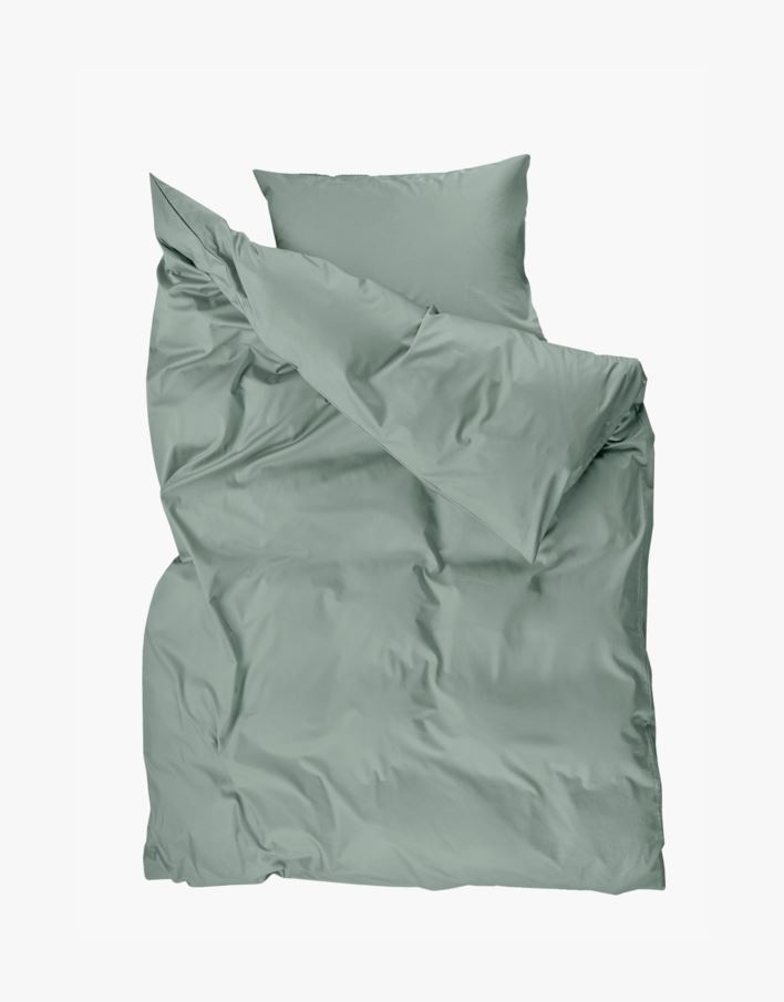 Voodipesukomplekt satiinpuuvillane roheline - 230x220 cm roheline - 1