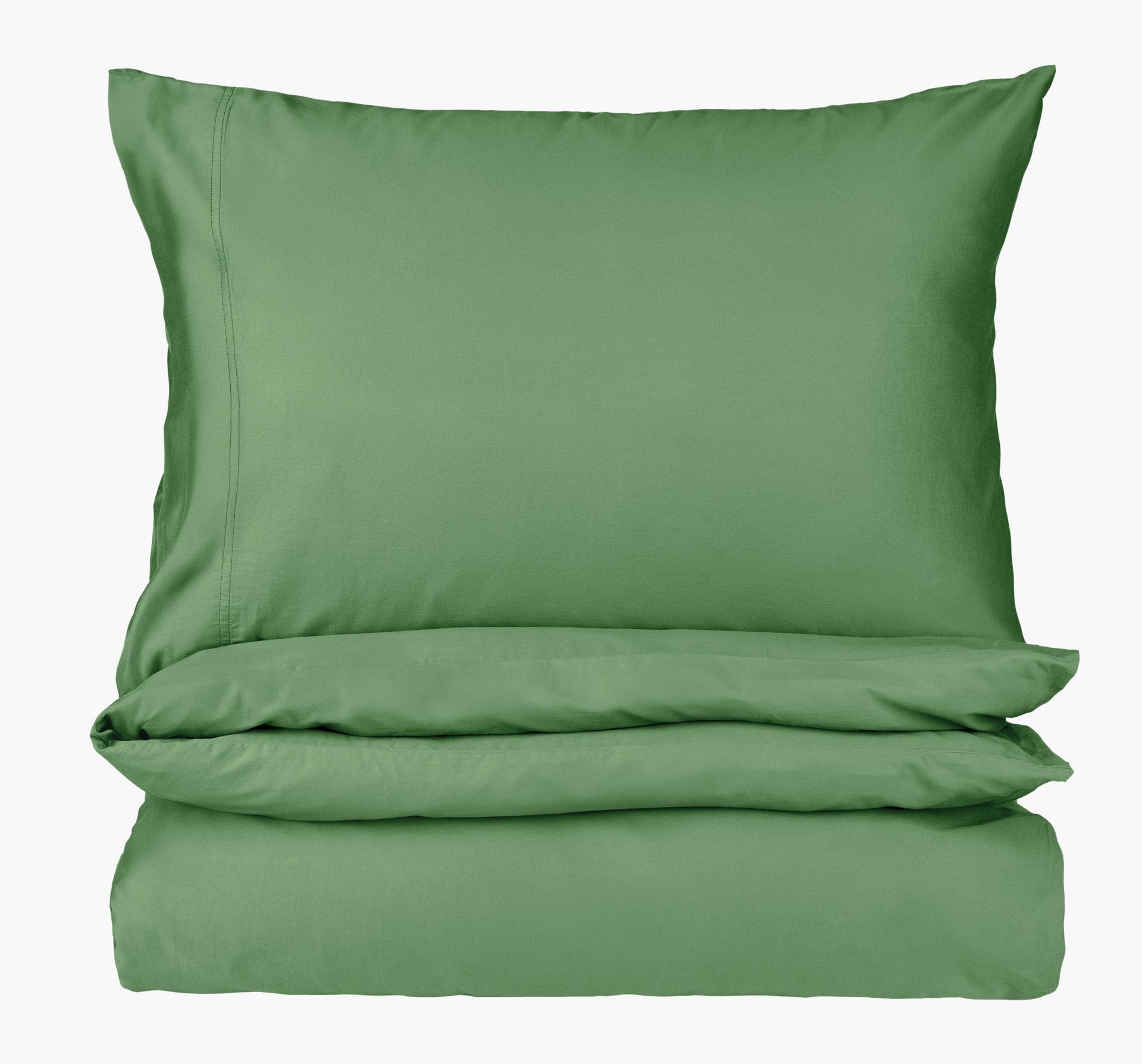 Voodipesukomplekt satiinpuuvillane roheline - 230x220 cm roheline - 1