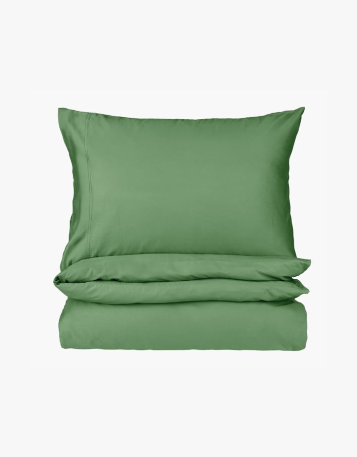 Voodipesukomplekt satiinpuuvillane roheline - 230x220 cm roheline - 1
