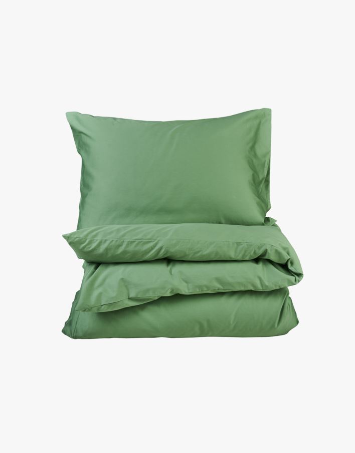 Voodipesukomplekt satiinpuuvillane roheline - 230x220 cm roheline - 1