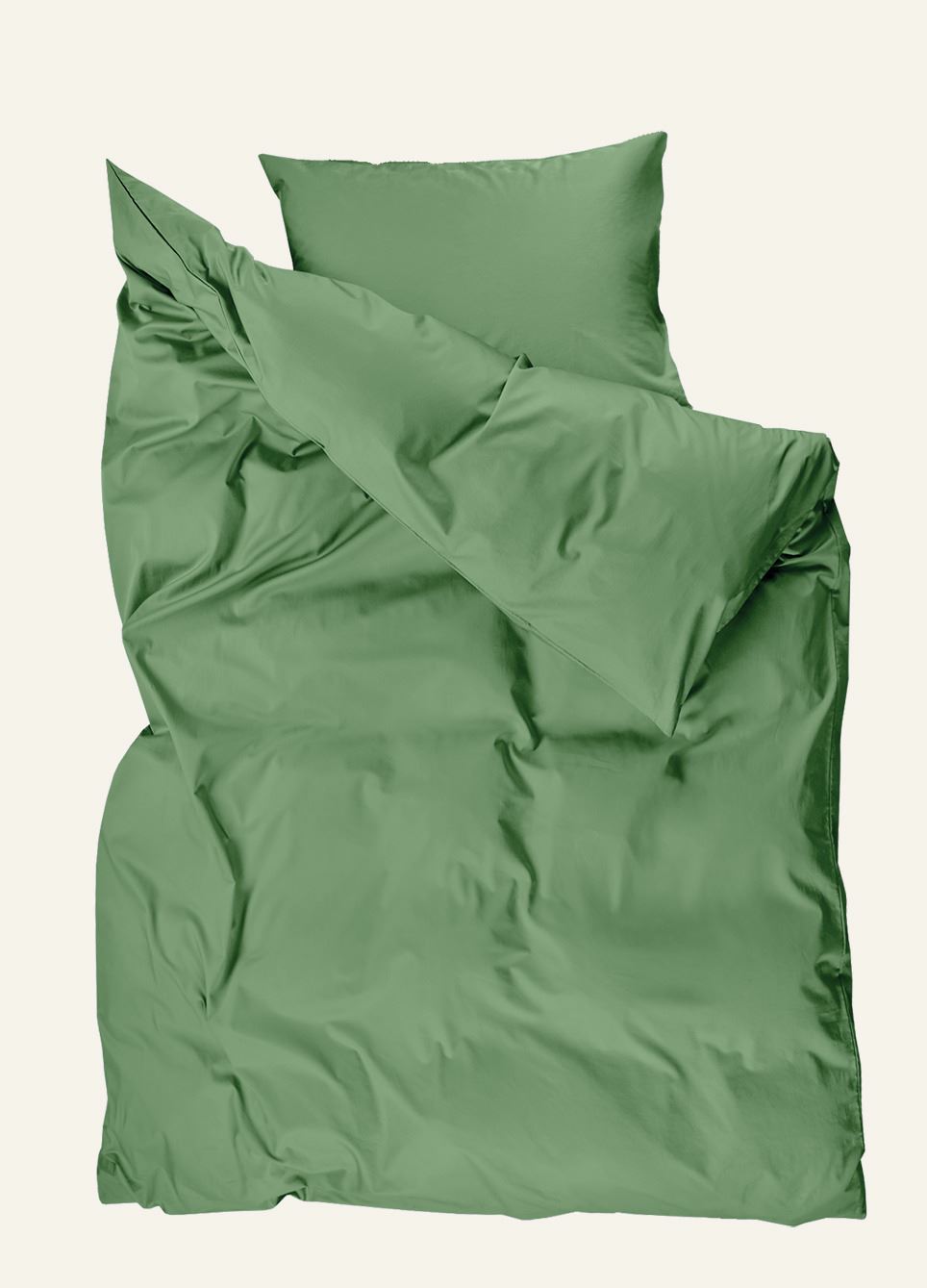 Voodipesukomplekt satiinpuuvillane roheline - 3