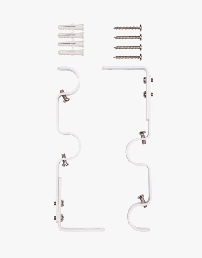 Seinakinnitused valge - 16/19mm valge - 1