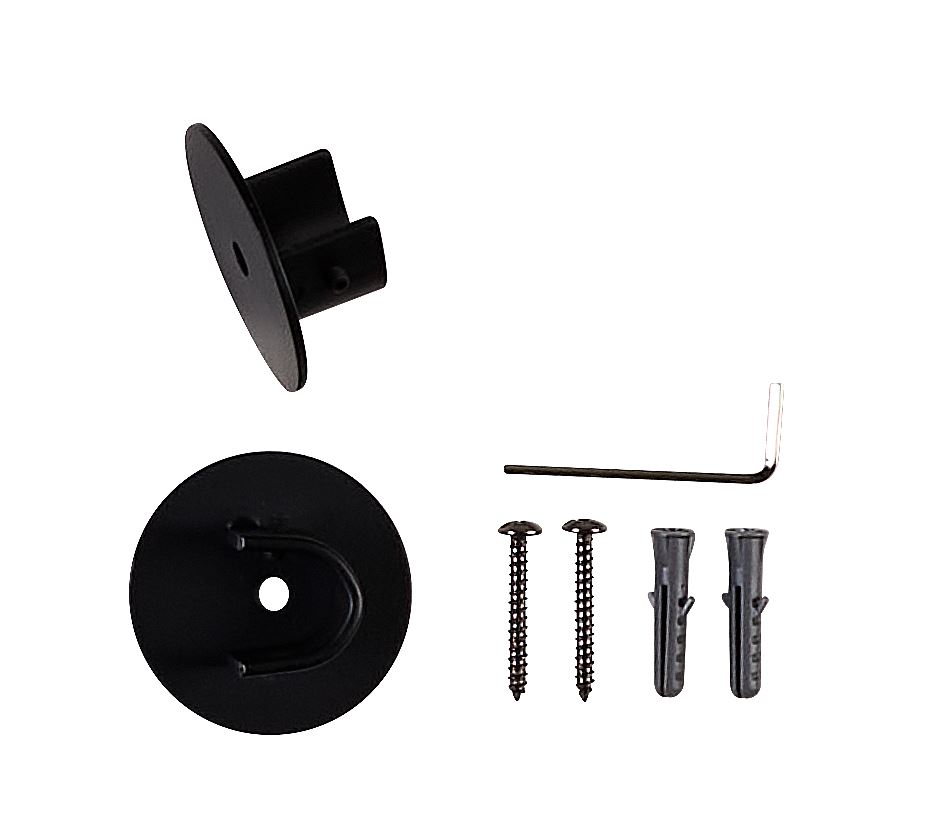 Kardinapuu kinnitusdetail must - 13/16 mm must - 1