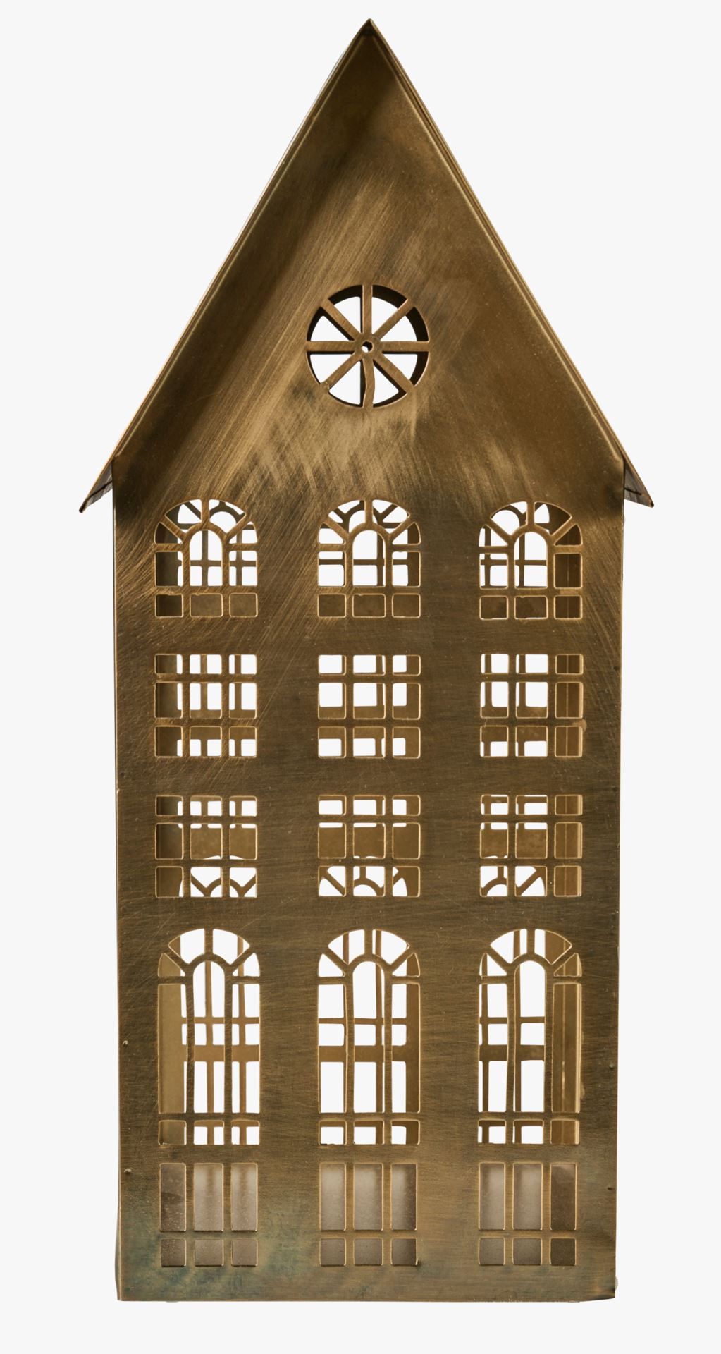 Küünlalatern messing - 20,5x18x40 cm messing - 1