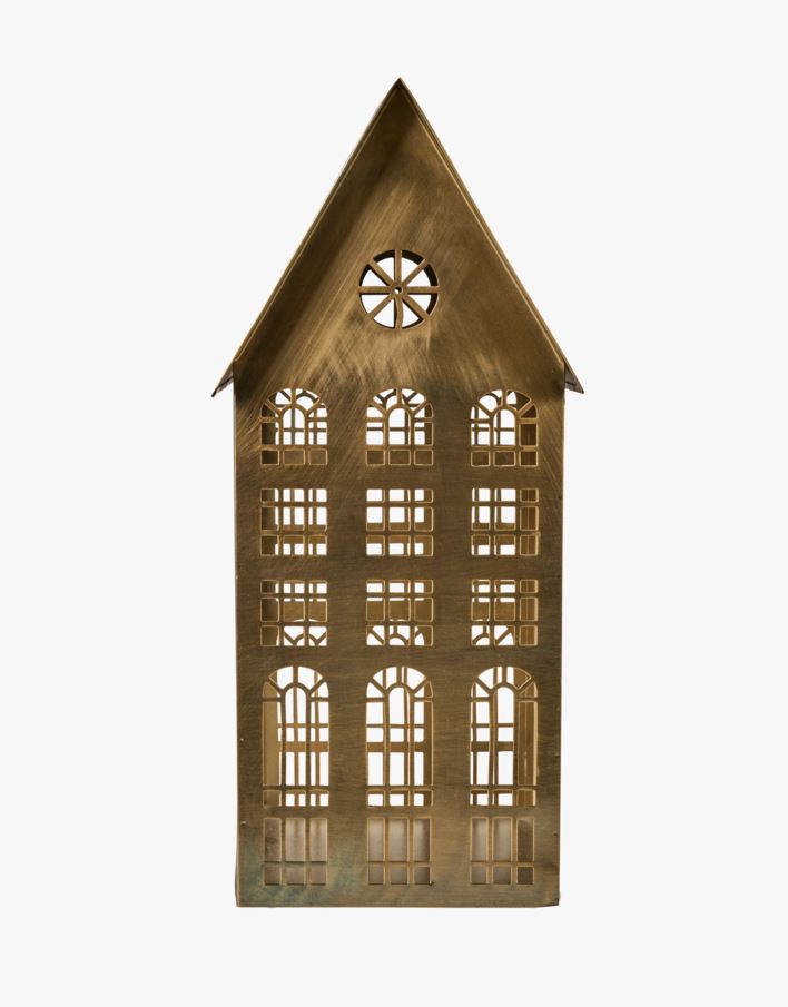 Küünlalatern messing - 20,5x18x40 cm messing - 1