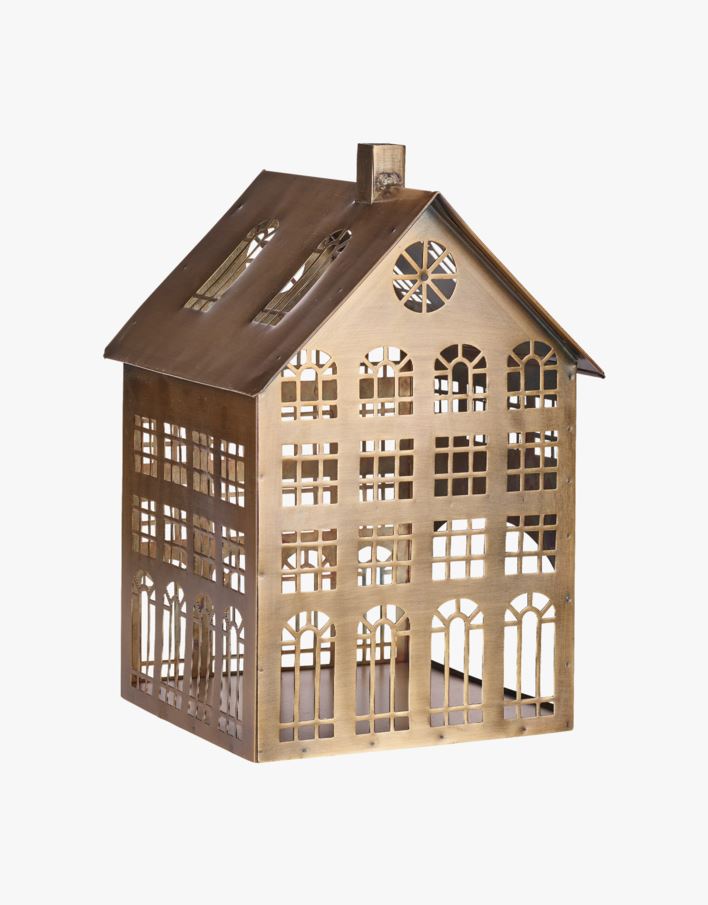 Küünlalatern messing - 22x19,5x30 cm messing - 1