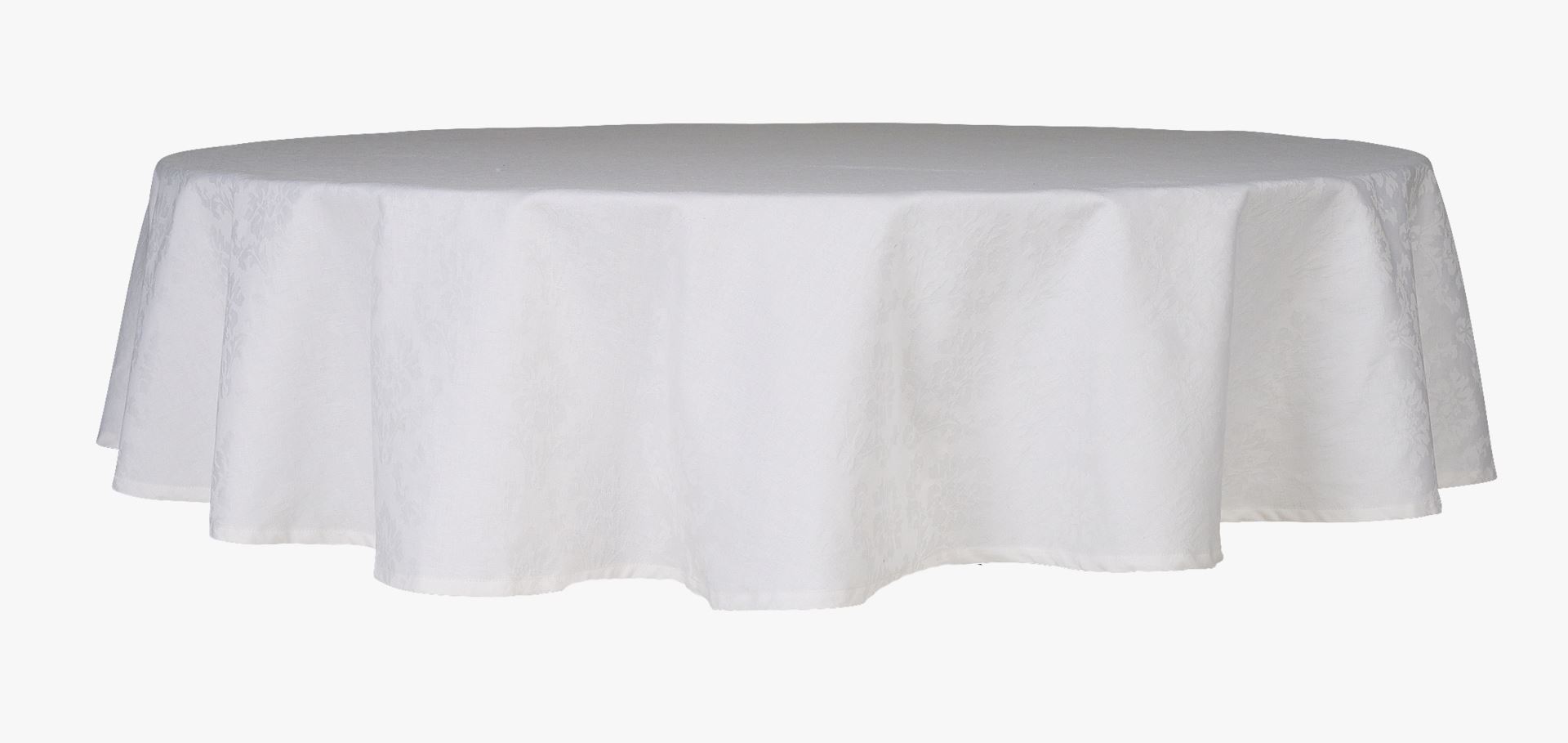 Vahatatud laudlina valge - ø180 cm valge - 1