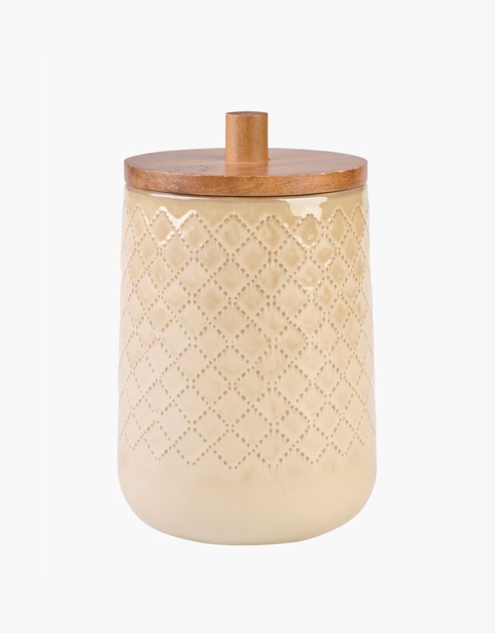 Säilituspurk beež - 14x14x20,5 cm beež - 1