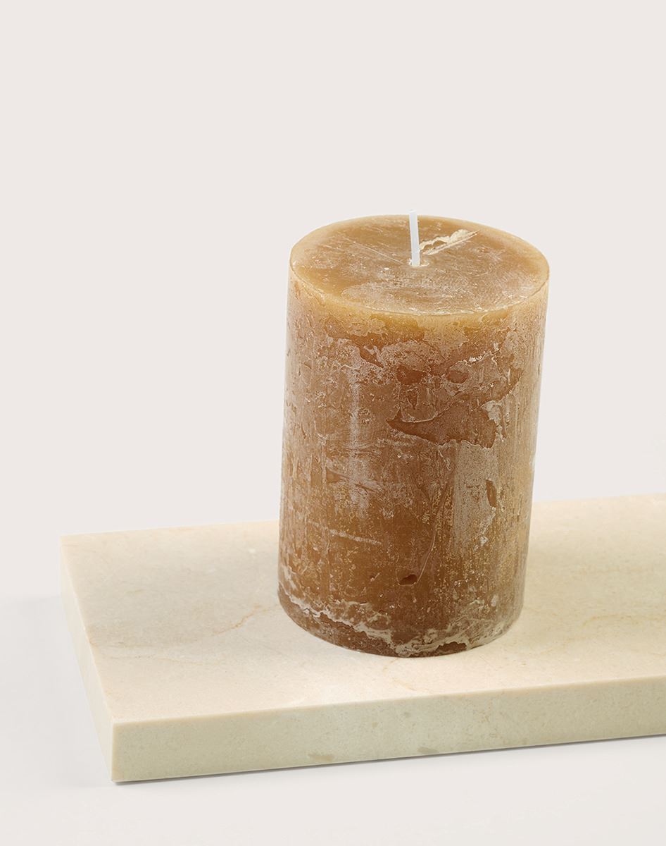 Küünlaalus hele beige - 10x35x1,5 cm hele beige - 1