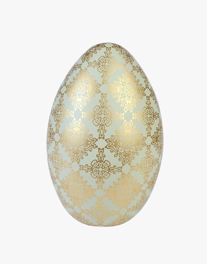 Lihavõttemuna heleroheline - 20x13 cm heleroheline - 1