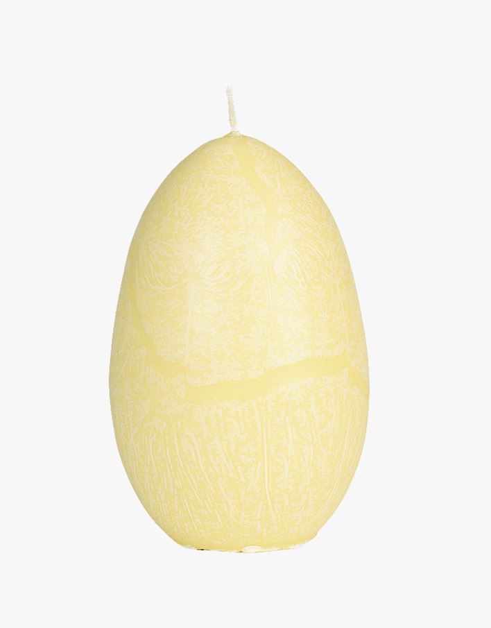 Dekoratiivküünal hele kollane - 8x8x12 cm hele kollane - 1