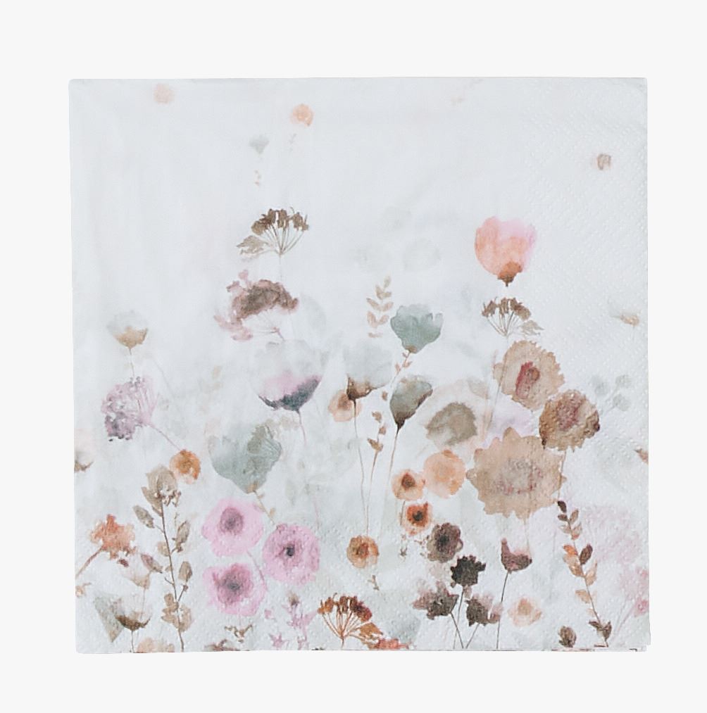 Pabersalvrätikud mitmevärviline/roosa - 33x33 cm mitmevärviline/roosa - 1